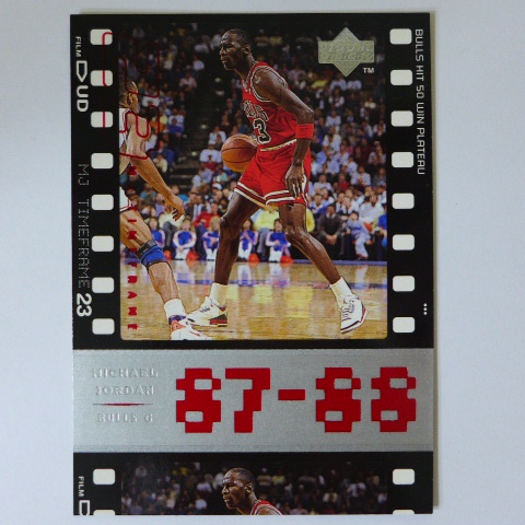 ~ Michael Jordan ~MJ喬丹/籃球之神/空中飛人/黑耶穌 1998年UD.底片設計.紀錄球員卡 ~12