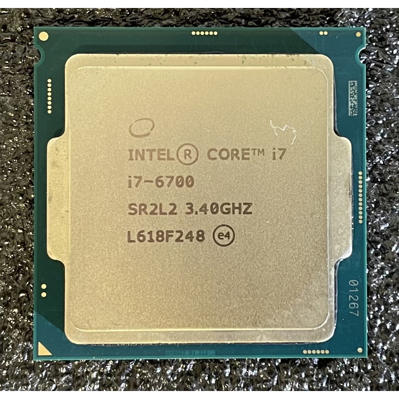 [二手] intel CPU 中央處理器、i7-6700