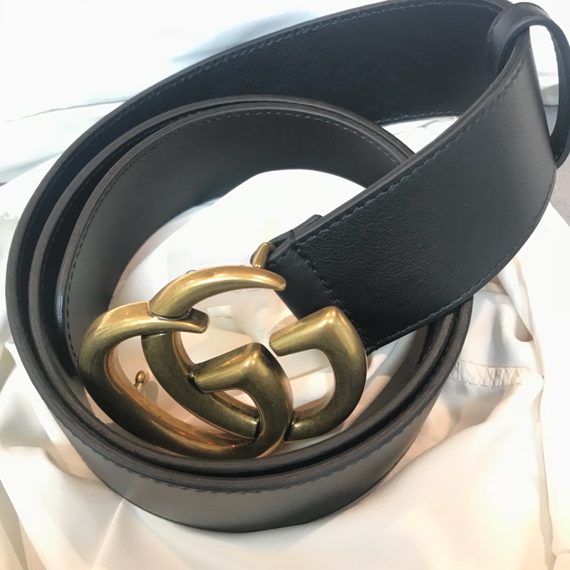 GUCCI 男皮帶全新。降價8500