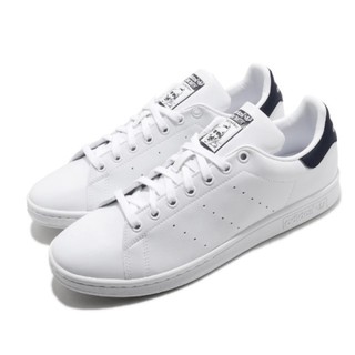 【adidas 愛迪達】休閒鞋 Stan Smith 復古 白 藍FX5501