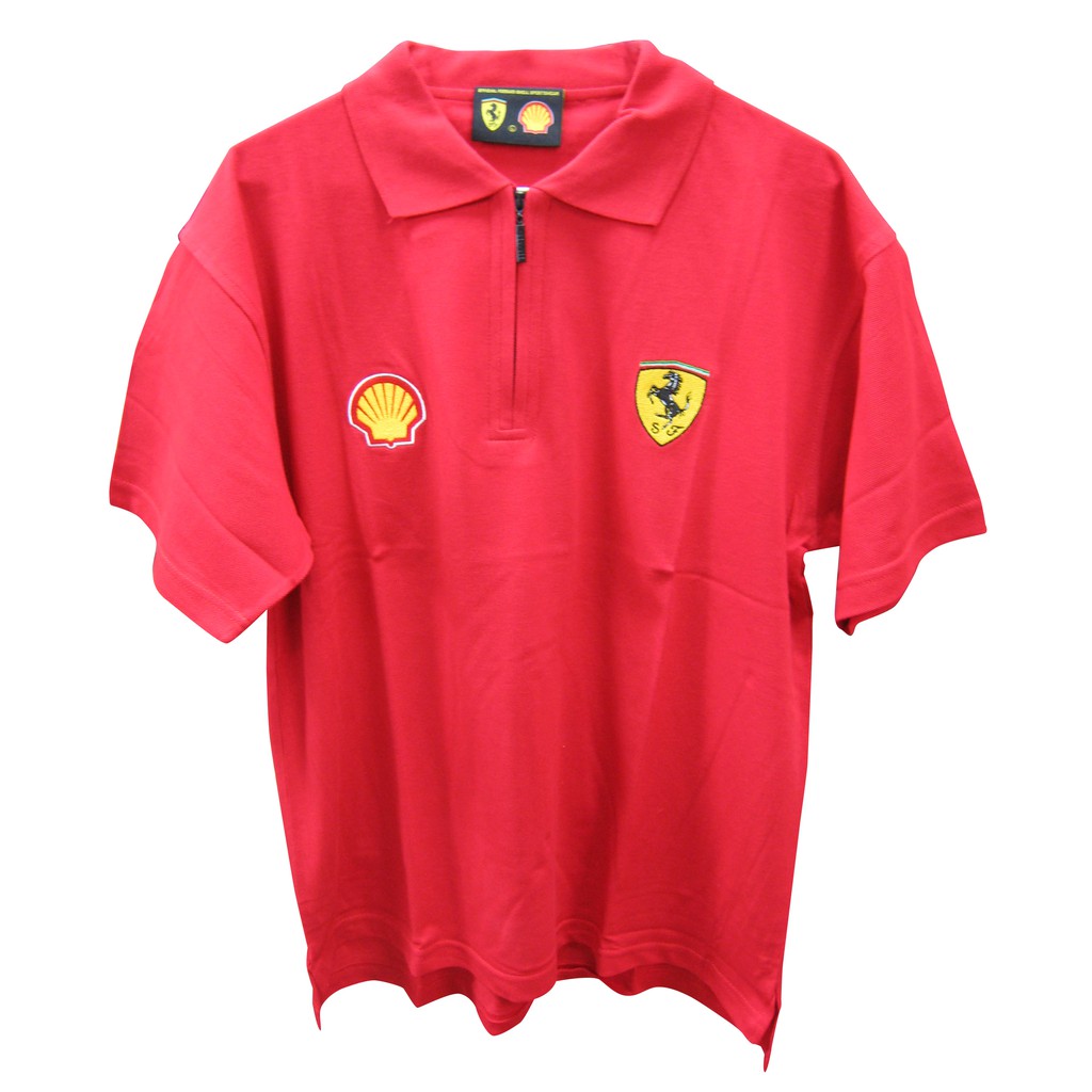 ★限時特價★【Ferrari】法拉利+殼牌聯名紀念polo衫(單一尺寸L)