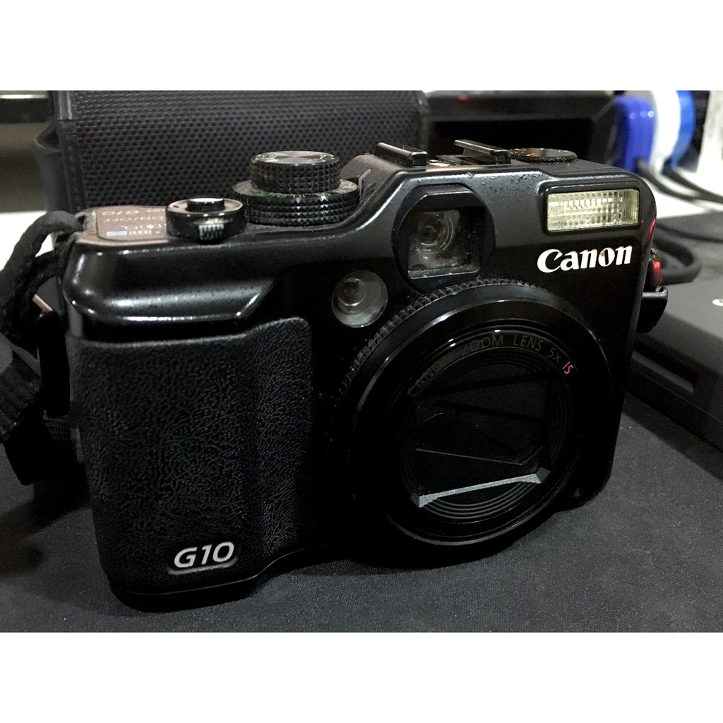 二手Canon G10 類單眼相機 黑/功能正常/螢幕包膜/附8G記憶卡/保護套/原廠充電器/原廠電池