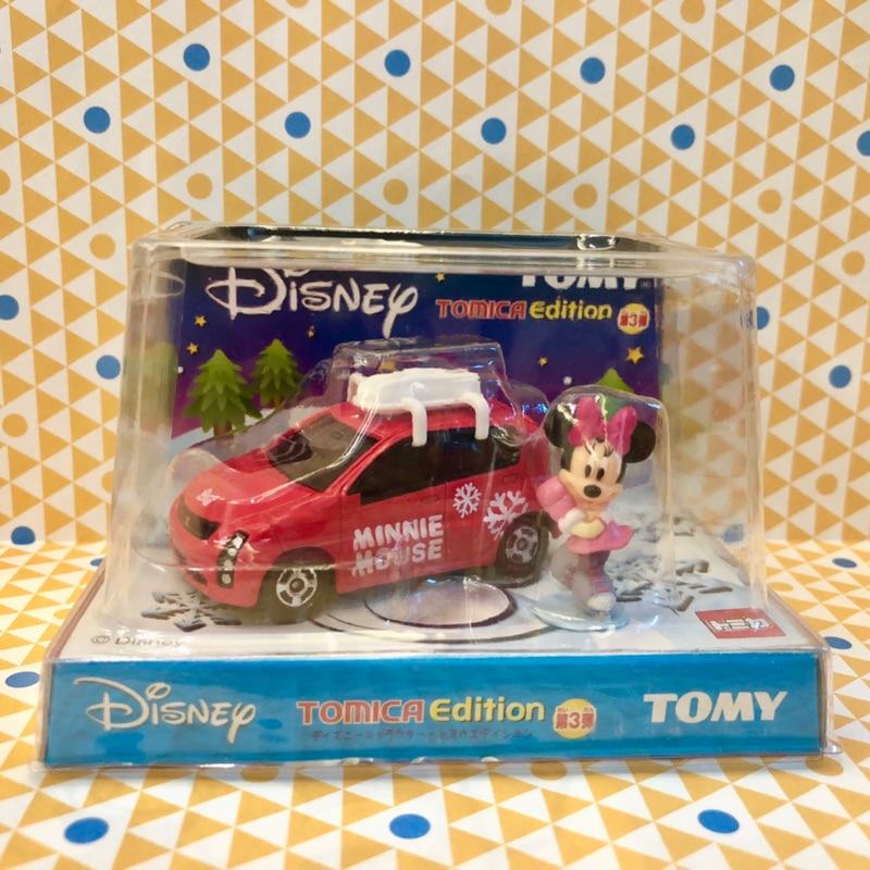 Tomy Tomica Edition Disney 多美小汽車 限量 絕版 雪地造型 米妮 全新未拆