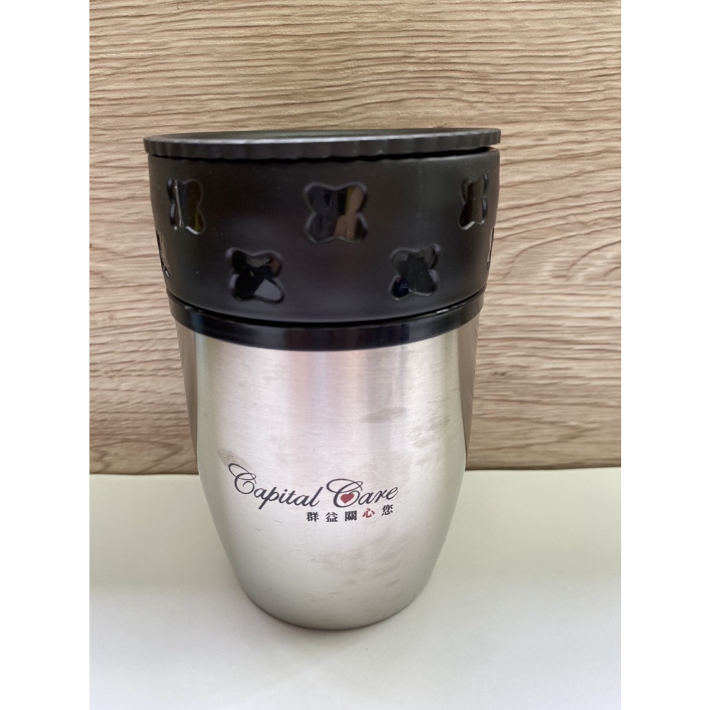全新現貨群益證券 時尚分享杯 不鏽鋼水壺 隨行杯 咖啡杯 380cc