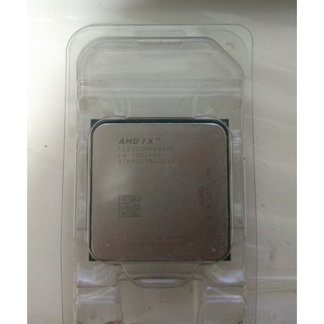 AMD FX-8320 CPU 3.5G 125W 打樁機 AM3+ 二手良品 贈Tt塔扇 Contac 29 BP
