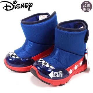 零碼童靴/Disney迪士尼Cars閃電麥坤 星星賽車透氣太空靴.童鞋(554609)-藍15-20號(厚款)