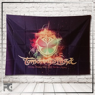 FG派對人►音樂祭旗幟掛旗- Tomorrowland 霓虹款 電音派對周邊 旗子 旗幟 掛旗 樂託邦