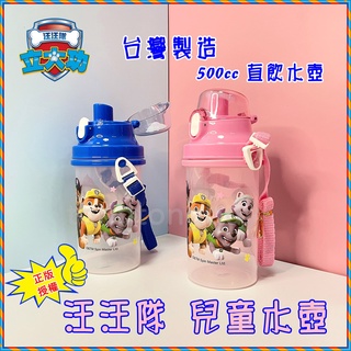 ❤️現貨❤️臺灣製 汪汪隊直飲水壺 透明水壺 兒童水壺 幼稚園水壺 直飲水壺 PAW PATROL 正版授權 500ml