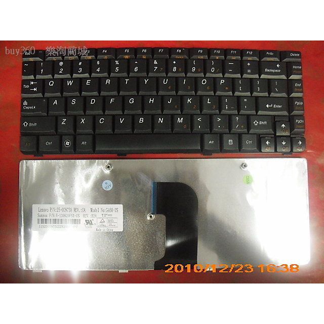 庫存不用等-全新聯想LENOVO G460 G465 G465A 筆記型電腦鍵盤 黑色 英文鍵盤[1899]