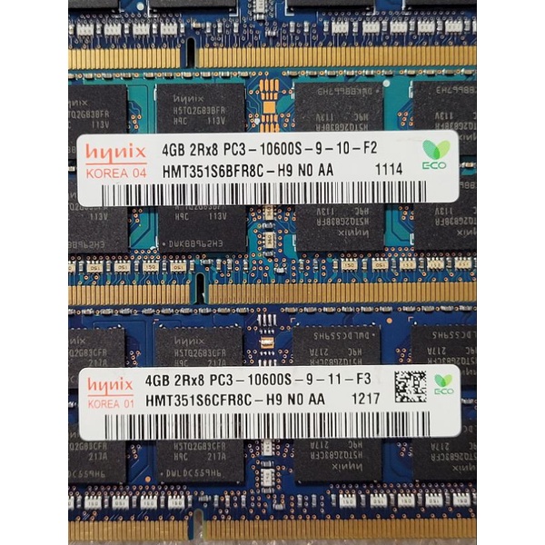 海力士 SK hynix DDR3 1333 4G筆電記憶體