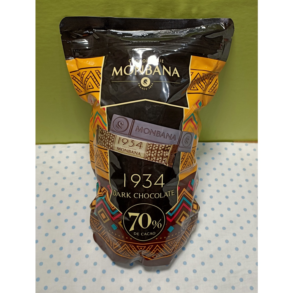 【現貨】Monbana 1934 70%迦納黑巧克力條 640公克 好市多 Costco