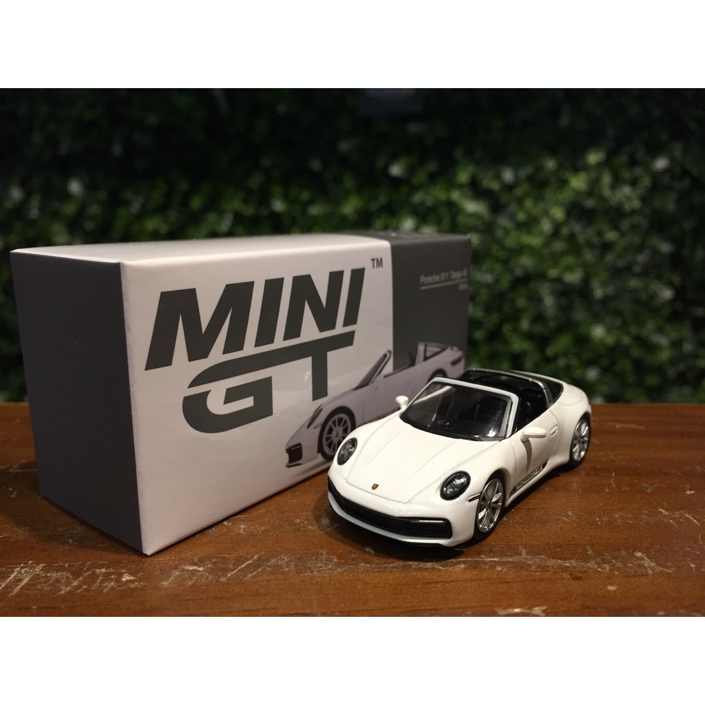 1/64 MiniGT Porsche 911 (992) Targa 4S White MGT00332L【MGM】