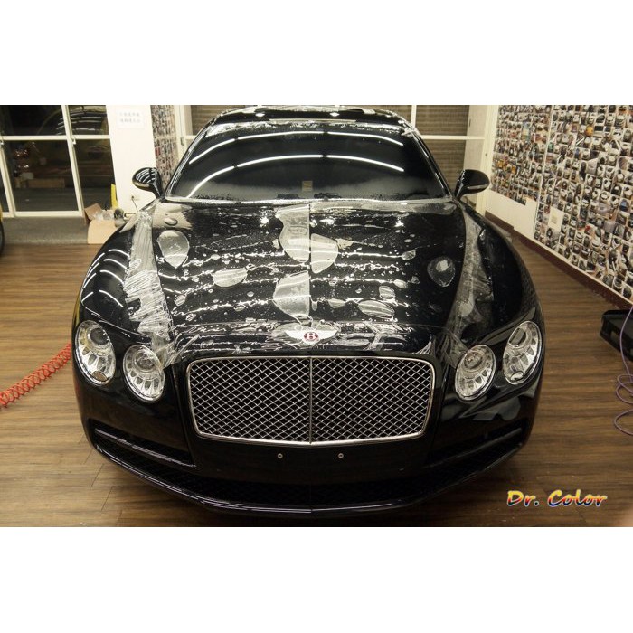 Dr. Color 玩色專業汽車包膜 Bentley Flying Spur 全車包膜細紋自體修復透明犀牛皮 (PPF)