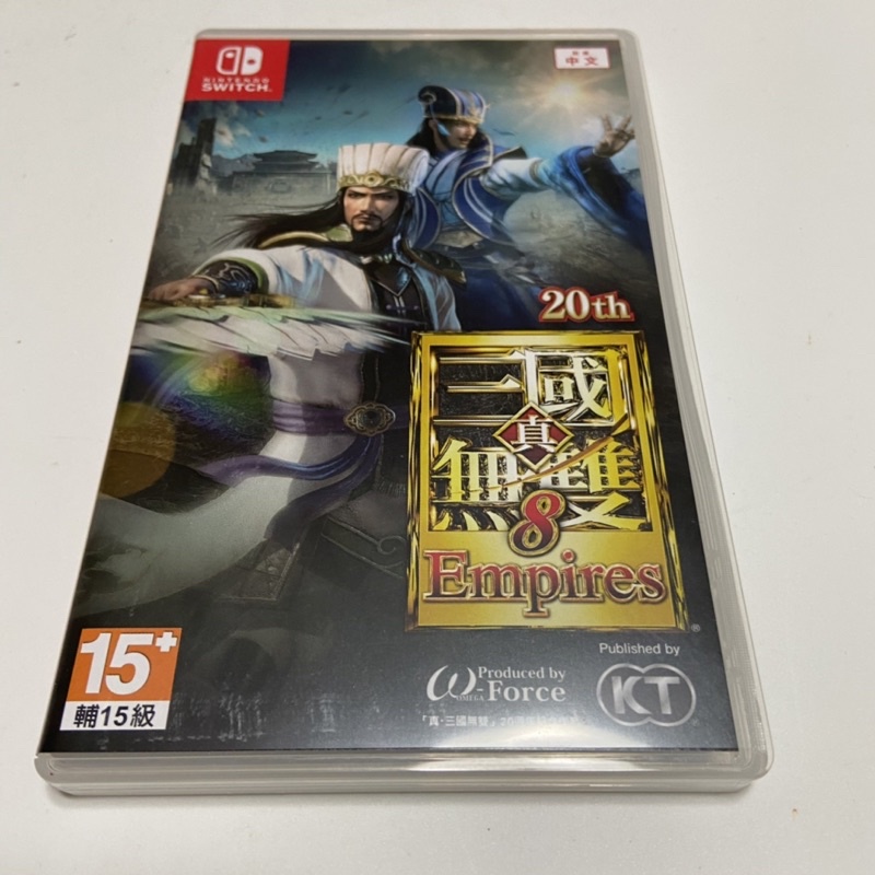 二手 真三國無雙8 empires 趙雲特典 台灣中文 switch 遊戲 帝王傳