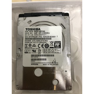 Toshiba【2.5吋】 500g/5400轉/