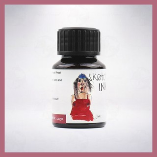 德國 ROHRER&KLINGNER SKETCH Ink 50ml 速寫系列墨水: 暗紅/Jule