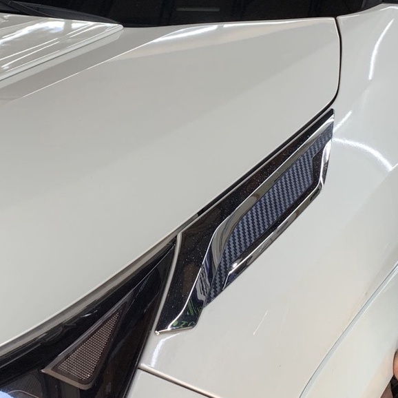 【台灣現貨】TOYOTA豐田2020款 五代5.5代RAV4葉子板大燈裝飾板 飾板改裝rav4 改裝配件汽車百貨
