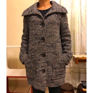 DIFFA 毛料 中長版外套