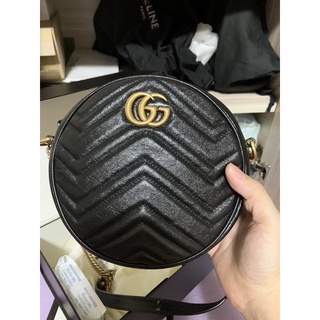 正貨保證 澳洲購入GG Marmont mini round shoulder bag