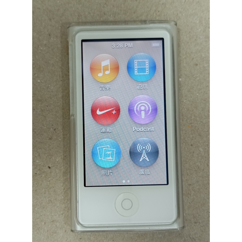 ipod nano7 藍芽 16G 黑/銀 mp3播放器apple蘋果99成新 正版可連itunes傳輸