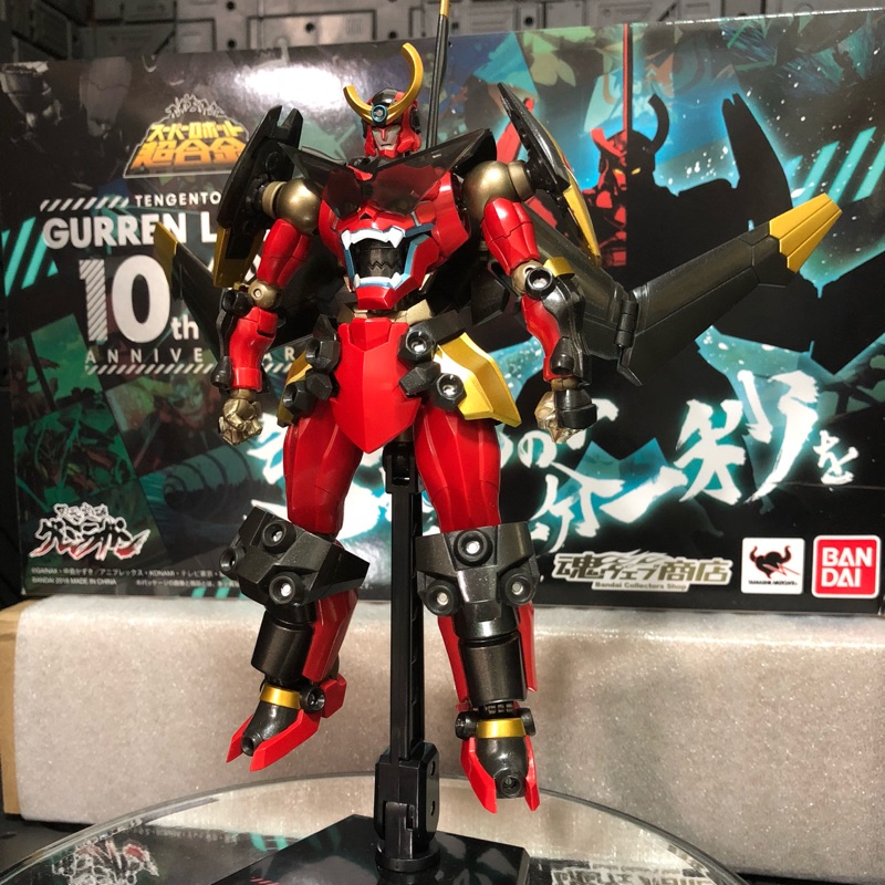 Sr合金sr超合金天元突破紅蓮之眼紅蓮螺巖10th 10週年魂商店 蝦皮購物