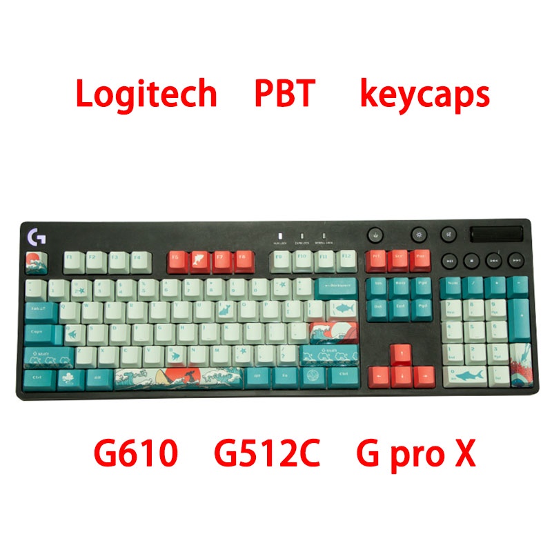 羅技 Logitech G610 鍵帽 G512C G proX PBT 材料耐磨防滑染料昇華