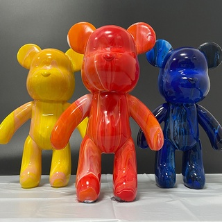 手工DIY流體熊系列：從白胚到成品，從塗繪到貼鑽，從暴力熊到手繪，從鑰匙扣到兒童繪畫玩具，一站式解決你的手工需求