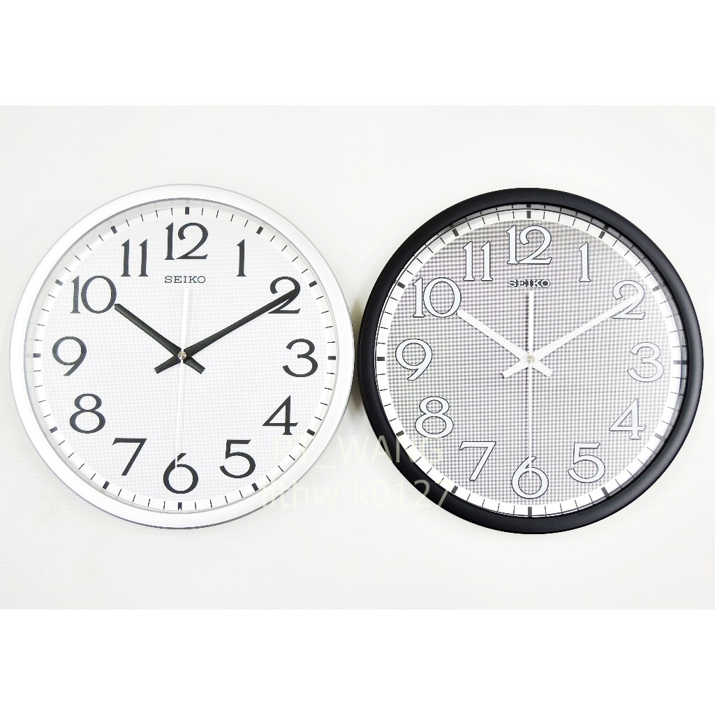Pt蝦屏時計 日本精工seiko 鋁製面盤靜音時鐘掛鐘qxa711k Qxa711s Qxa711 蝦皮購物
