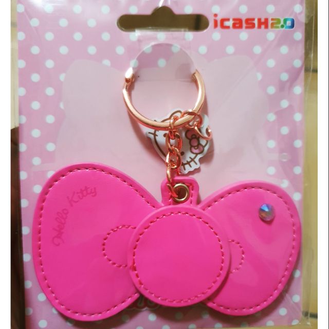 Hello Kitty 皮革蝴蝶結  icash2.0