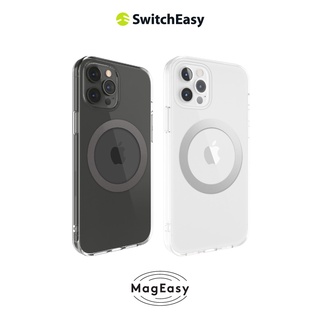 SwitchEasy 美國魚骨 MagSafe 磁吸防摔透明殼 iPhone 12 全尺寸 MagClear