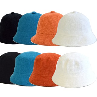 多色 兔毛 毛巾布 素面 鐘型帽 漁夫帽 經典 透氣 異材質 類似KANGOL