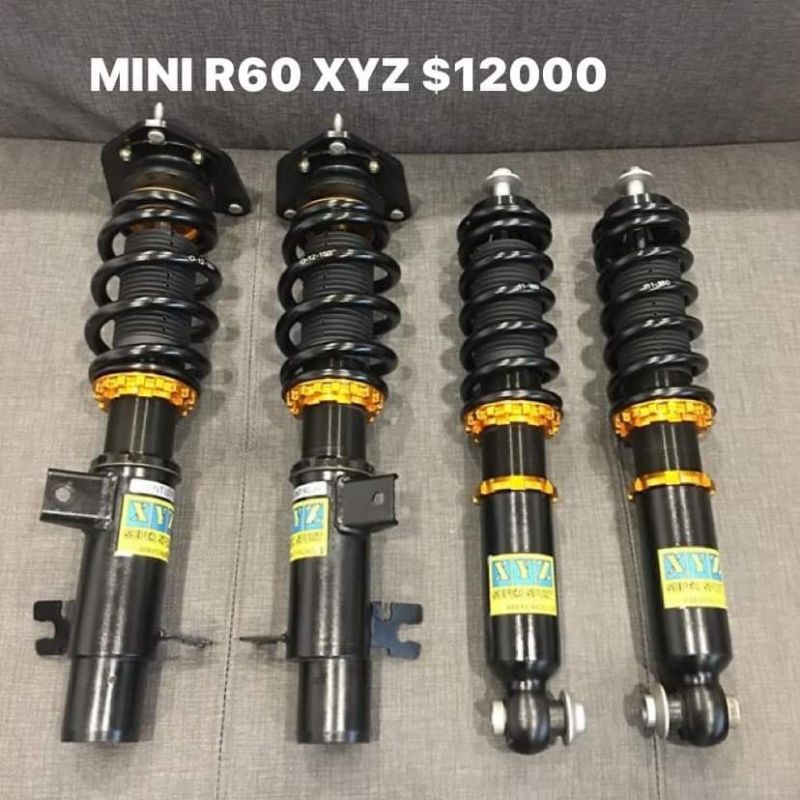 MINI R60 XYZ 高低軟硬可調避震器