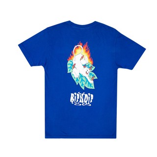 RIPNDIP FUEGO TEE 藍色 短袖T恤 中指貓 台灣總代理-ALL