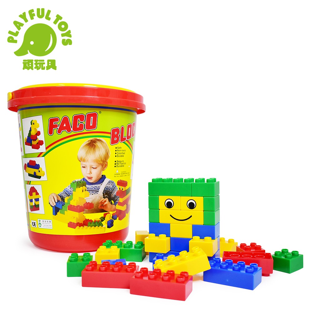 【Playful Toys 頑玩具】圓桶時鐘大積木 (兒童積木 大顆粒 形狀配對 時間觀念培養 益智 台灣製造MIT)