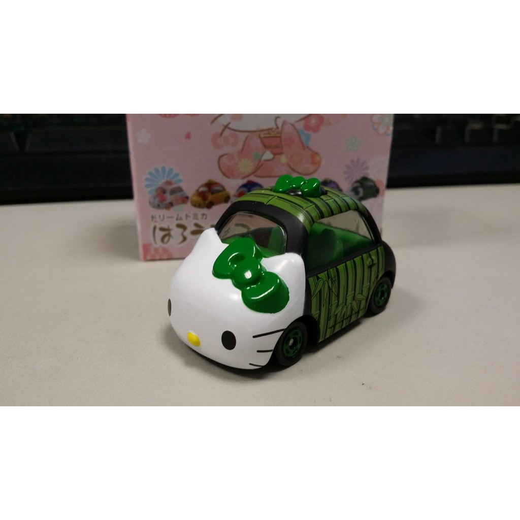 Tomica 日本 新年限定 Hello Kitty 哈囉 凱蒂貓 竹子版 黑綠 小汽車 玩具車 TOMY 抽樂樂