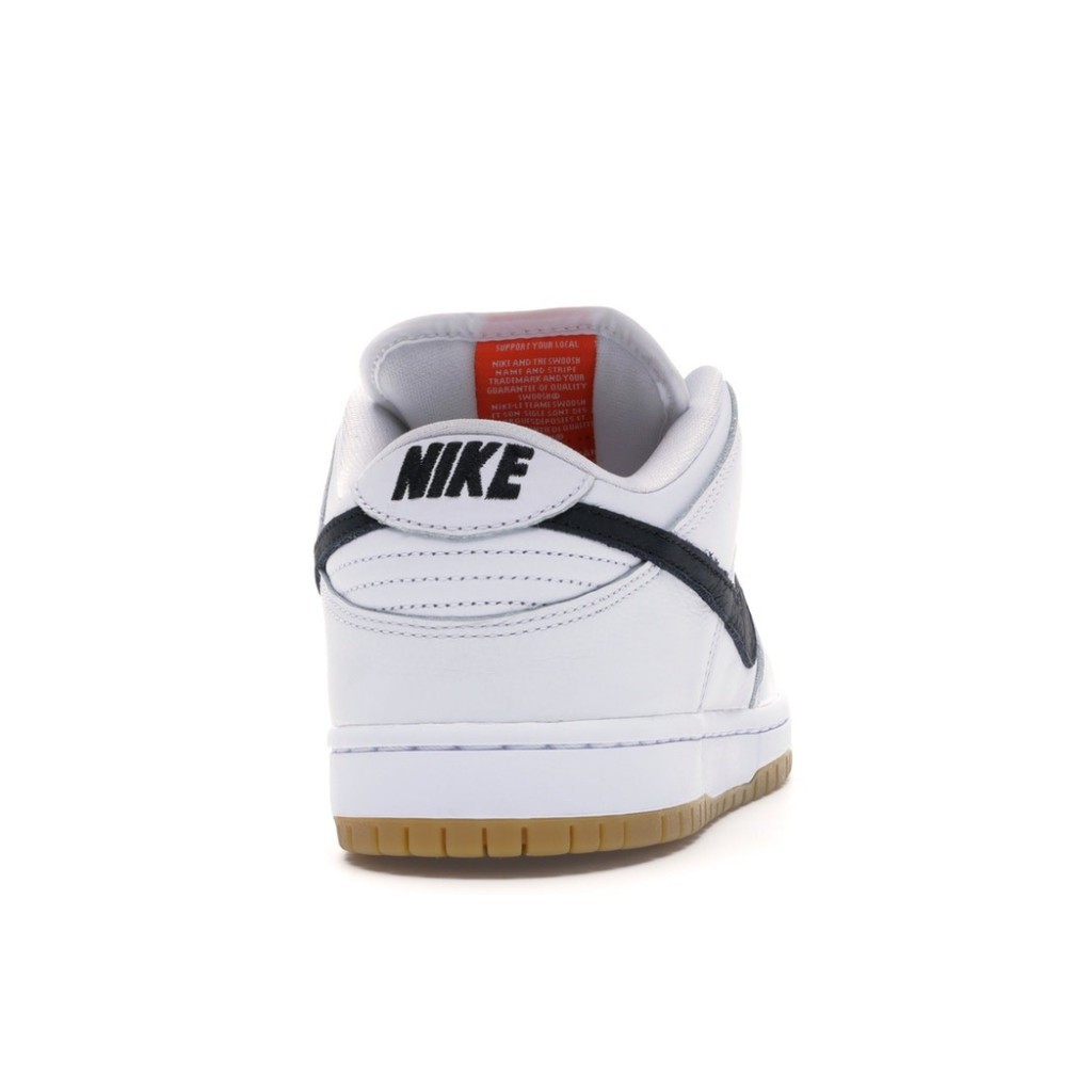 nike sb orange label white