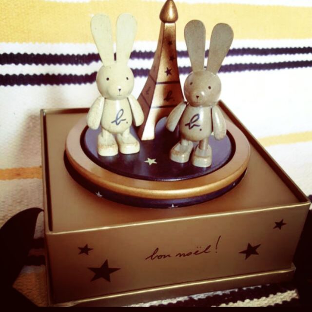 agnes b巴黎鐵塔兔兔音樂盒