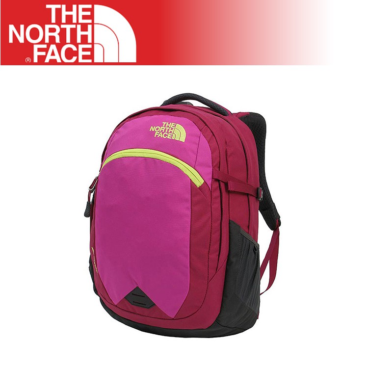 【The North Face 25L 13吋電腦背包 《紫紅/亮桃粉》】CA7K/休閒/出國/旅遊/悠遊山水