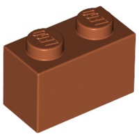 LEGO 樂高 深橘色 1x2 基本磚 Dark Orange Brick 3004 4579659