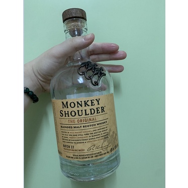 三隻猴子空瓶 MONKEY SHOULDER空瓶 有蓋空酒瓶 三隻猴子酒瓶 700ml