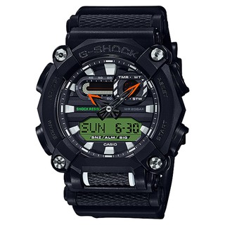 ∣聊聊可議∣CASIO 卡西歐 G-SHOCK 潮流工業風雙顯計時手錶-黑 GA-900E-1A3