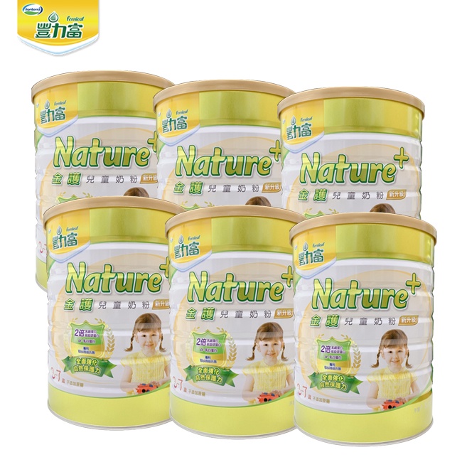 豐力富 3-7歲金護兒童奶粉 1.5kg x6罐 /紐西蘭Nature+