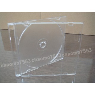 【臺灣製造】100個-12CM專用─ 5mm slim case霧透PS壓克力CD盒/DVD盒/光碟盒/CD殼