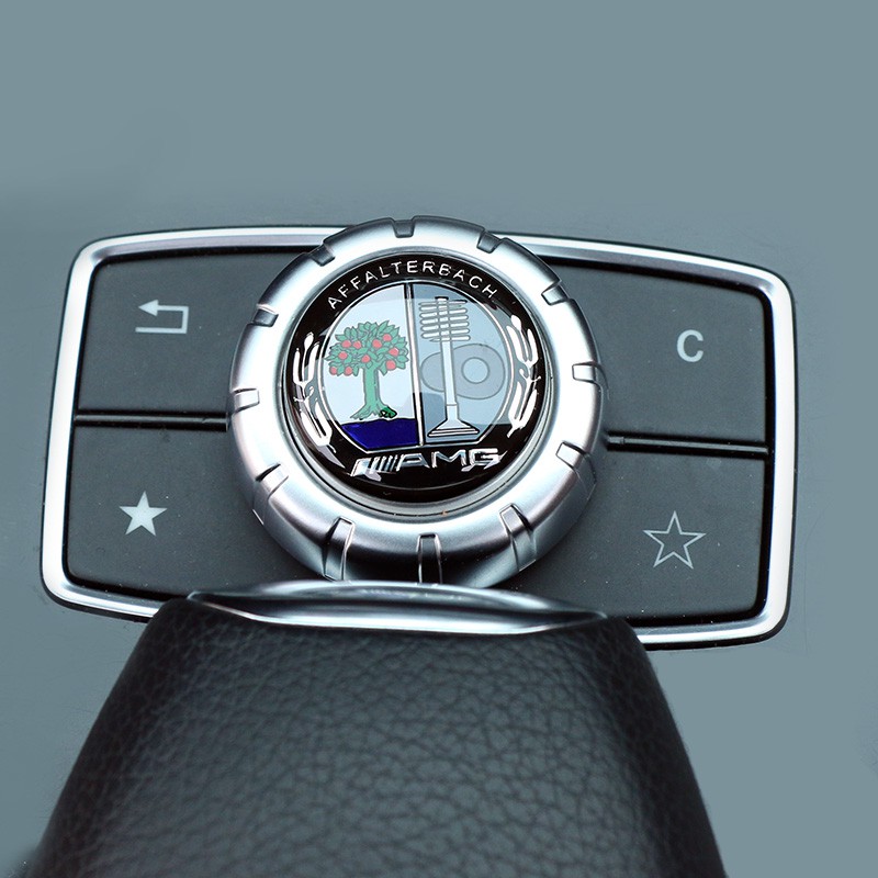 C級GLC GLK E级 W212 C300 賓士 AMG Benz內飾改裝 中控按鈕多媒體旋鈕裝飾貼片