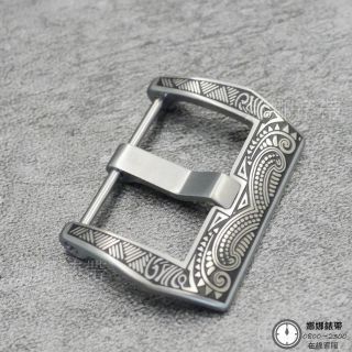 娜娜錶帶 快速出貨 瑪雅錶扣 20mm 22mm 24mm 26mm 單錶扣 附工具 刻紋錶扣 紋路錶扣