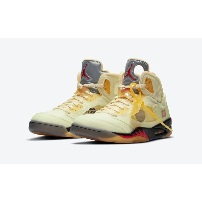 Off-White x Air Jordan 5 Retro ‘’Sail’’