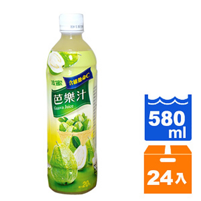 波蜜芭樂汁飲料580ml(24入)/箱