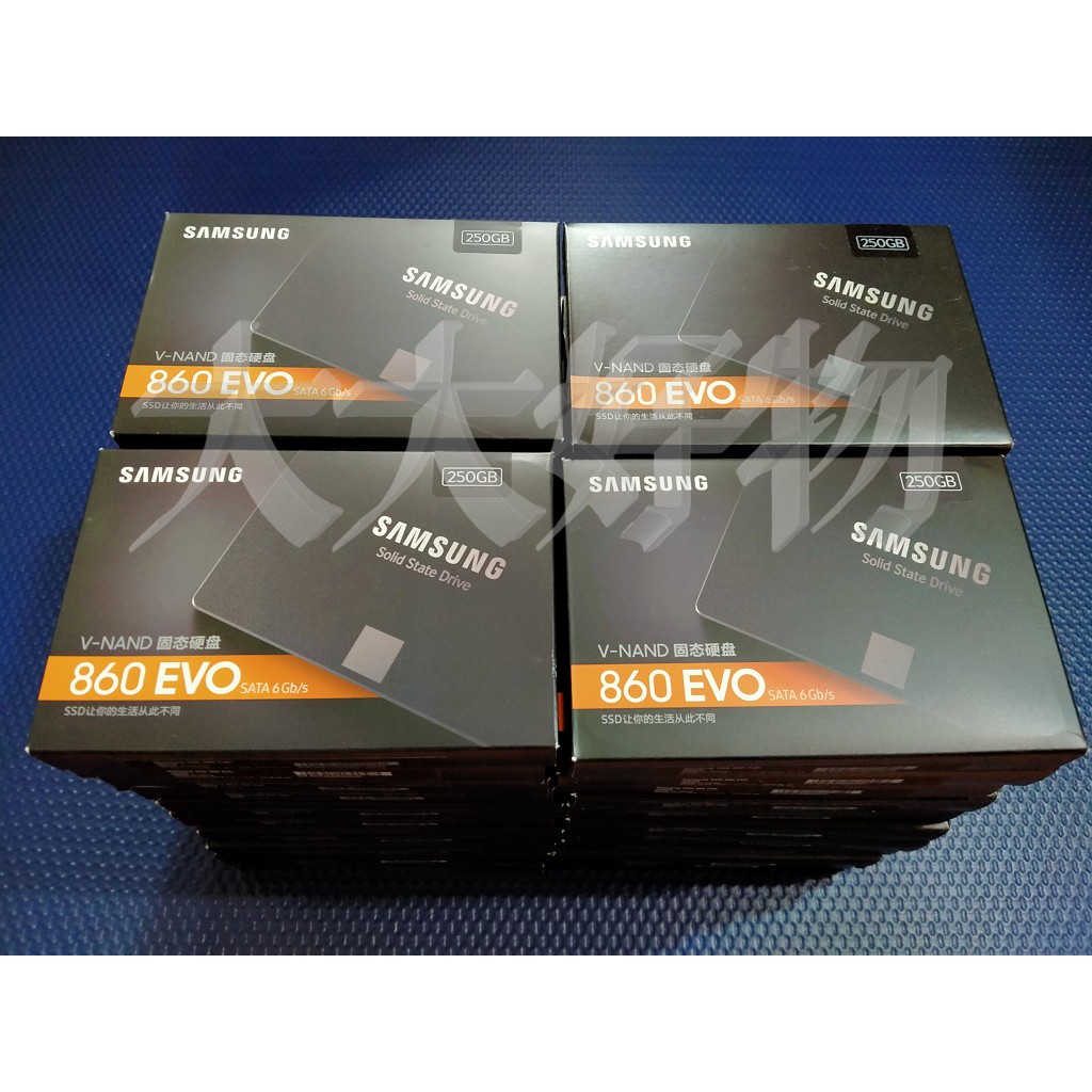 【大大好物】全新未拆 三星 Samsung 860 EVO 250GB SSD MZ-76E250 台灣無保固