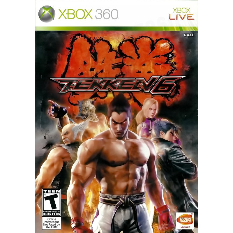 【全新未拆】XBOX360 鐵拳6 TEKKEN 6 風間仁 三島一八 平八 英文版【台中恐龍電玩】