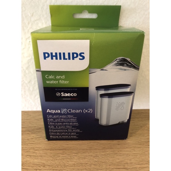 Philips CA6903 AquaClean咖啡機除鈣濾芯原廠盒裝2022製雙入現貨-少量超低優惠-現貨